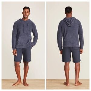 Barefoot Dreams NWT Men’s CozyChic Lite Hoodie Blue L
